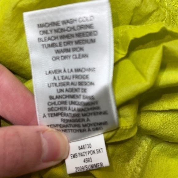 [Banana Republic] PACY Pull On Cotton Crinkle Skirt - Picture 5 of 7